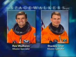 Astronauten Rex Walheim and Stanley Love.
